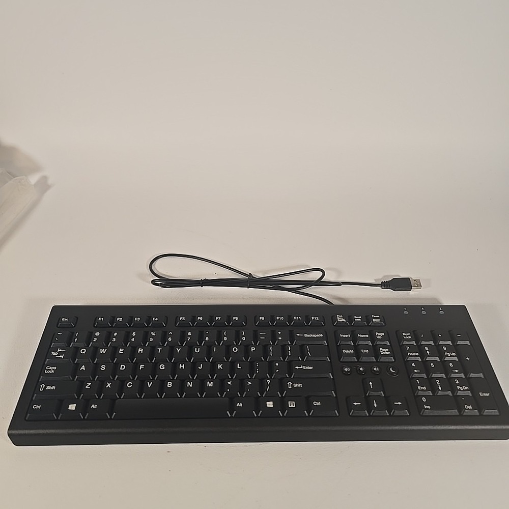 HP : KU-1516 Wired‎ USB Desktop QWERTY Keyboard Black